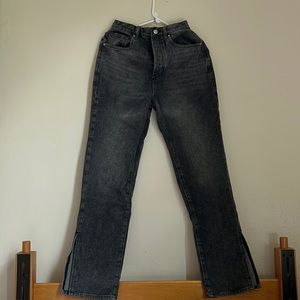 Black Straight Leg Jeans Pacsun
